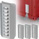 4 Pack Shipping Container Air Vent Kit,Galvanized Steel Transportation Container Vents for Shipping Container,Cross Flow Ventilation Cargo Container Vent Preventing Excessive Heat and Condensation