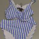 Women's Swimsuit Blue/White, Medium