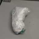 Breling 2 Pcs 20 x 12 in Imitated Silk Pillowcase for Memory Foam Neck Satin Pillow Case for Contoured Support Pillow Wave Shape, White