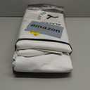 100% Blackout Shield Linen Blackout Curtains for Bedroom 96 Inches Long, Back Tab/Rod Pocket Living Room Drapes, Thermal Insulated Blackout Curtains 2 Panels Set, 50" W x 96" L, Bright White