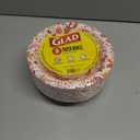 Glad Everyday Disposable Paper Bowls with Happy Fall Design, Cut-Proof, Microwaveable, Autumn Themed, 16 Ounces, 50 Count (Multicolor)