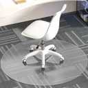 Office Chair Mat for Carpet, 36" Round Clear and Thick Carpet Chair Mats with Non-Slip Studded for Home and Office Low Pile Carpets - Not for Hardwood Floor