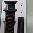 Compatible with Metal Apple Watch Bands for Men Women 46mm 45mm 49mm 44mm 42mm 41mm 40mm 38mm, Stainless Steel Strap for iWatch Bands for Men Series 11 10 9 8 7 6 5 4 3 2 1 SE Ultra 2 3, Black