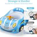 Swimbobo Toddler Pool Float with Seat Boat Inflatable Ride-on Car for Kids Outdoor Toys