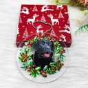 Black Lab Christmas Ornament 2025, Black Dog Ornaments for Christmas Tree, Acrylic Pet Labrador Ornament - Labrador Retriever Gifts, Lab Gifts for Women