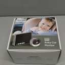 bonoch 5" 1440P Baby Car Camera, Clearest Monitor with 360° Rotating Wide View, Backseat Rear Facing Mirror for Baby, USB Powered with Charger, Easy Setup, Night Vision, Plug & Play Safe Driving