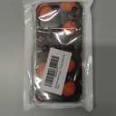 BESUC WICH Autumn Pumpkins Phone Case Compatible with iPhone 17 Pro Max, Fall Leaves Pine Cone Pattern Cover for iPhone 17 Pro Max, Cool TPU Bumper Phone Case