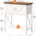 HOOBRO 20 Gallon Fish Tank Stand with Power Outlets and LED Light