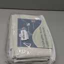 Joywell Cream Linen 100% Blackout Curtains 84 Inch Long, Rod Pocket/Back Tab/Hook Belt/Clip Rings,Thermal Insulated Drapes for Bedroom Living Room Ivory with Hooks(2 Panels,52 x 84,Natural Beige)