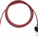 Replacement Cables for Home Gym, Fitness Pulley Cable, Weight Machine Replacement Cable -Thick 5mm(0.2inch) Heavy Duty Steel Wire Rope for Home Gym Cable (59'')