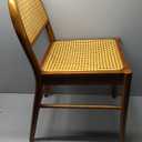 Solid Wood Rattan Chair – Ergonomic Office & Dining Chair | Simple Design for Living Room, Bedroom, or Study