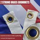 Australia Australian Flag 3x5 Outdoor Double Sided- Heavy Duty Australian National Flags for wall with 2 Brass Grommets 4 Rows Stitched Australian Decorations