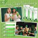 Misdary 25 Sets St. Patrick's Day Gifts Bulk Silicone Shamrock Keychains Good Luck Four Leaf Keychain with Lucky Card for Irish St Patricks Party Favors Employee Coworker