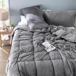 Coma Inducer® Twin XL Comforter - USA Filled - Storm Cloud Gray