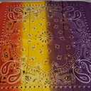 100 Pack Bandanas Unisex Paisley Bandanas Bulk Multi Purpose Cowboy Head Wrap Necktie Face Cover Party Supplies, 21.26 inches Vintage Style
