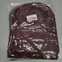 2 x PAGE ONE Mens Winter Slouchy Beanie Warm Fleece Lined Skull Cap Baggy Cable Knit Hat (Wine Red)