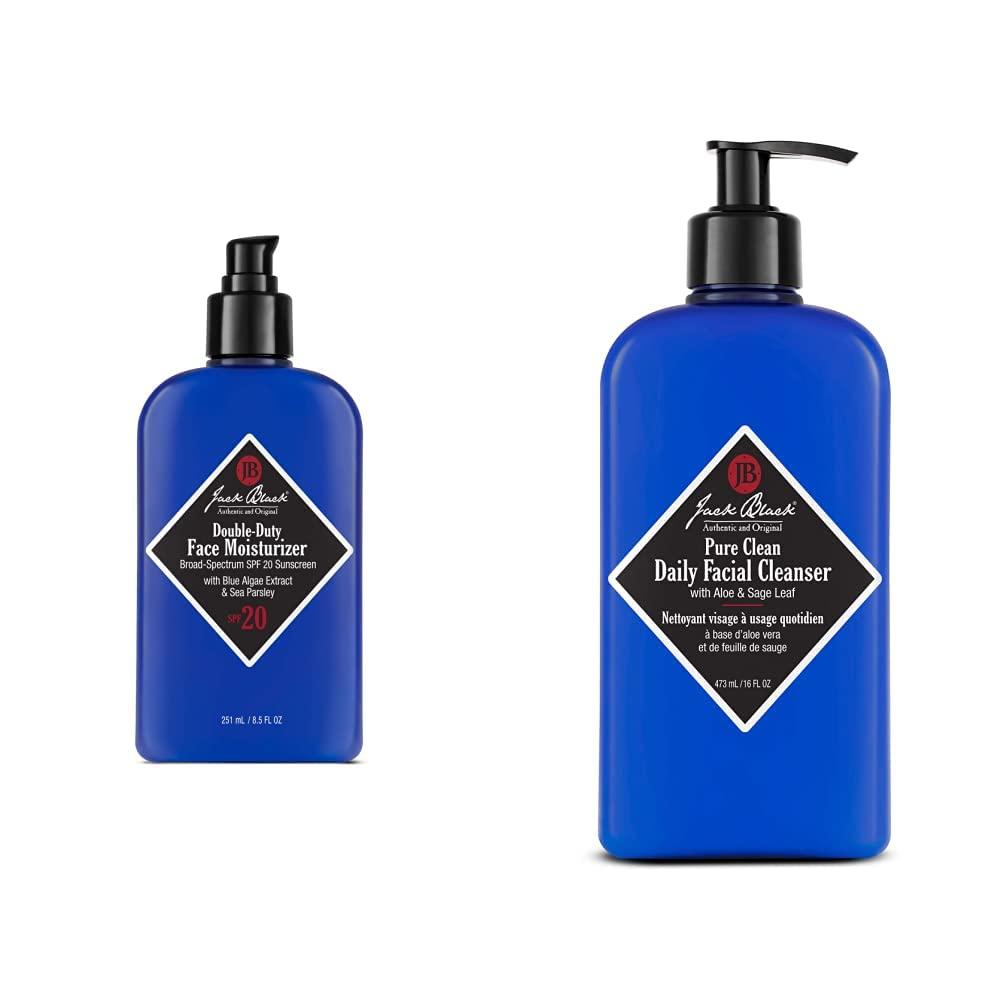 Jack Black Double Duty Face Moisturizer SPF 20 Sunscreen Face Moisturizer for Men, Mens Face Moisturizer, Mens Face Lotion, Face Lotion for Men, Mens Lotion SPF, Gifts for Men, 08 2027