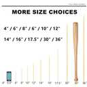6" Natural Bamboo Skewers for BBQ，Appetiser，Fruit，Cocktail，Kabob，Chocolate Fountain，Grilling，Barbecue，Kitchen，Crafting and Party. Φ=4mm, More Size Choices 8"/10"/12"/14"/16"/17.5"/30"/36"(200 PCS)