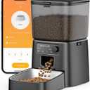 oneisall Automatic Cat Feeder, WiFi Cat Food Dispenser with App Control, Auto Cats Feeder Automatic for Dry Food, Smart Pet Food Dispenser with Portion Control for Small Pets Indoor
