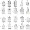 40 Pcs Bud Vase Set, Vases for Centerpieces, Cute Glass Bud Vases in Bulk, Small Vases for Flowers, Clear Vase Set for Wedding Decorations, Home Table Flower Decor