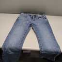Men's Non-Stretch Regular Fit Straight-Leg Denim Pants Jeans (A#blue, L)
