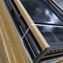 LUCKUP 38 Inch Heavy Duty Dog Cage Metal Kennel and Crate for Large Dogs,Easy to Assemble Pet Playpen with Four Wheels,Black   (37.5"L x 25.5"W x 32.0"H, Dark Silver)