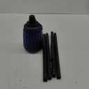 TIKI 65" Twilight Box Steel/Glass Outdoor Torch Blue