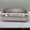 Kirecoo Stainless Steel Cat Litter Box XL- Metal High Sided Cat Pan, Large Stainless Steel Box, Indoor Litter Tray, Non Stick, No Smell, Easy to Clean, Pet Toilet Supplies for Kitten, Kitty, Rabbit (23.43" L x 15.55" W x 5.7" H)