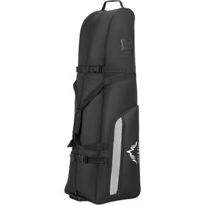 Himal Outdoors Soft-Sided Golf Travel Bag with Wheels - Heavy Duty 600D Polyester Oxford Wear-Resistant, Excellent Zipper Universal Size (Basic-Black)