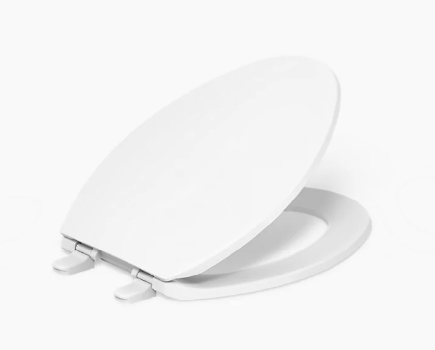 Kohler 20110-0 Grip-Tight Brevia Quiet-Close Elongated Toilet Seat White