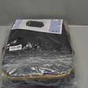 LONBET 26 Gal. Laundry Basket with Lid, Made from Breathable Fabric Aesthetic Clothes Hampers for Laundry with Side Handles & Sturdy Bamboo Frame Laundry Hamper with Lid & Removable Bag, Black (Black)