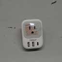 Australia Plug Adapter, TESSAN Australian Power Adaptor with 4 Outlets 3 USB Charging Ports (1 USB C), Type I Travel Plug for US to New Zealand China Argentina Fiji AU, 2 Pack