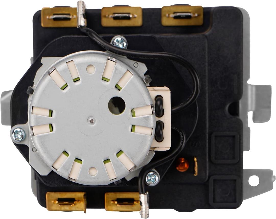 WE04X25280 Dryer Timer Replacement for GE Hotpoint Dryer, Replacement Part Replaces TMD1EM35 - WE04X25280,Fits GTD33EASK0WW GTX22EASK0WW HTX21EASK0WW Performance-Upgraded Dryer Timer
