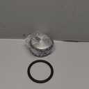 Sumnacon Heavy Duty Floor Door Stopper No Drill, Durability Stainless Steel Door Stops with Anti-Skid Rubber - Contemporary Decorative Safety Door Wedge for Home Office Commercial Industrial, Silver (4.1X1.7 Inch)