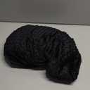 Homiest Minky Dot Fabric by The Yard, 5 Yards x 60 Inch Wide, Black Color, Soft Cuddle Minky Fabric for Baby Blanket, Pillow Covers, Clothing Making, Scarf, Beanie, Sewing