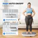 MERACH Vibration Plate Exercise Machine, Vibration Plate 440 Lbs Capacity, Bluetooth and Silicone Pedal, Stimulate Deep Fat, Vibration Plate for Lymphatic Drainage, Vibrating for Weight Loss, 
Product Dimensions	28.4"D x 15"W x 6.3"H