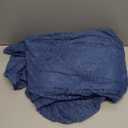 SCOMCHIC Womens Plus Size Wedding Guest Dress Formal Lace Wrap V Neck High Low Short Sleeve Cocktail Maxi Dresses -4XL (Grey Blue)