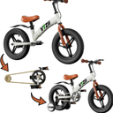 Balance Bike 2 in 1 with Pedals Brake Training Wheels Kickstand Pneumatic tyre,for Kids 2-7 Years Old,Kids Bike 14 inch