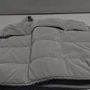 BAGSMART Gym Bag for Women, Carry on Travel Duffel Bag, Water-resistant Weekender with Shoe Compartment for Gym Travel Work, Grey, Medium