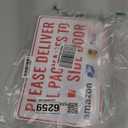 Please Deliver All Packages to Side Door Left Arrow - Bestylez Delivery Sign for Outdoor Use 12" * 8" (150)