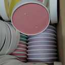 Ruisita 50 Pack Ice Cream Containers with Lids 8 Ounces Disposable Soup Bowls with Lid Paper Ice Cream Sundae Cups Treat Cups with Lids Protect Frozen Desserts like Yoghurt, Assorted Colors