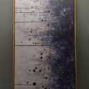 Abstract Canvas Navy Blue Artwork, 48x98cm