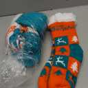 FOCO Women's NFL Team Logo Fan Footy 3-Pack Slipper Socks, One Size