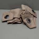 NICETOWN Bedroom Curtain Panels Blackout Draperies, Thermal Insulated Solid Grommet Blackout Curtains/Drapes (Taupe, 1 Pair, 34 by 45-inch)