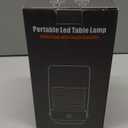 Portable Metal Table Lamp for Indoor/Outdoor ,Rechargeable Cordless LED Lamp, 3-Colour Infinitely Dimming Battery Powered Small Desk Lamp, Restaurant/Bedroom/Bar/Coffee Shop/Camping Light (Silver)