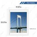 Wiscet 18x24 Poster Frame, White, 4 Pack