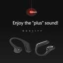 Open Ear Headphones,Bluetooth Wireless Earbuds,5.9g Ultra-Lightweight Sport Earphones with Mic for Running Cycling,Secure Fit for Small Ears (White)