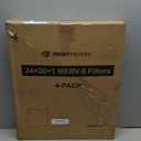 20x24x1 Air Filter 4 Pack, MERV 8 Pleated Dust Defense Air Filters Replacement Air Conditioner HVAC AC Furnace Filter, Durable and Lightweight