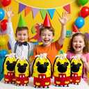 Eyllaaoo 30Pcs 7 x 10Inch Mouse Theme Plastic Treat Bags Mouse Theme Party Supplies Favors Cookie Chocolate Candy Snack Bags For Birthday Party Decoration Supplies