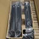 monTEK Dual Monitor Wall Mount for 17 to 32 inch Flat/Curved Screens, Each Holds to 19.8 lbs, Full Motion Adjustable Mechanical Spring Monitor Arm, 75x75/100x100 VESA Wall Mount, Black